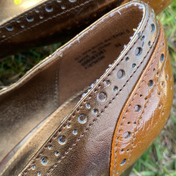 Mossimo Two Tone Oxford Chunk Heels Size 8.5 - Picture 3 of 7